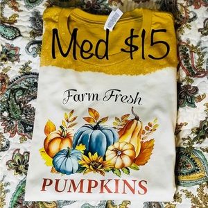 Medium mustard yellow fall tshirt